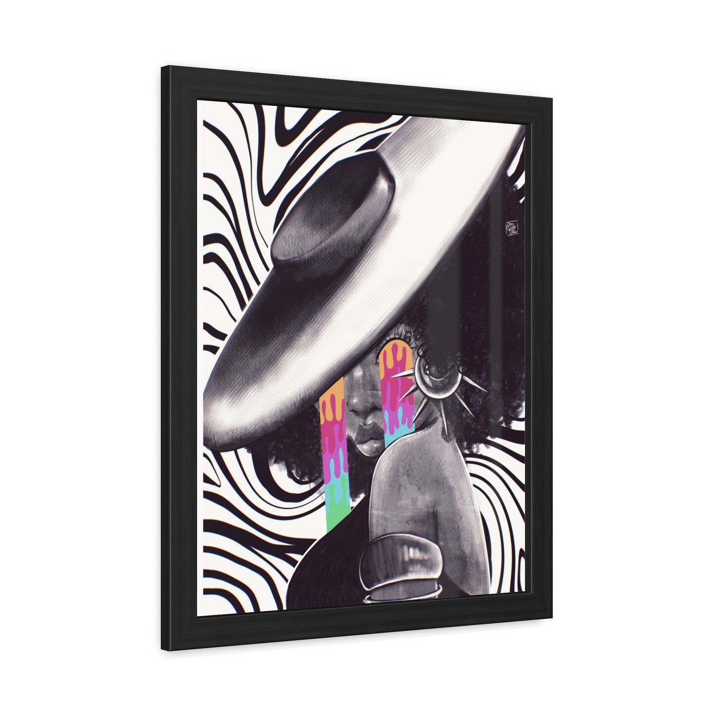 Tears of Color Framed Posters