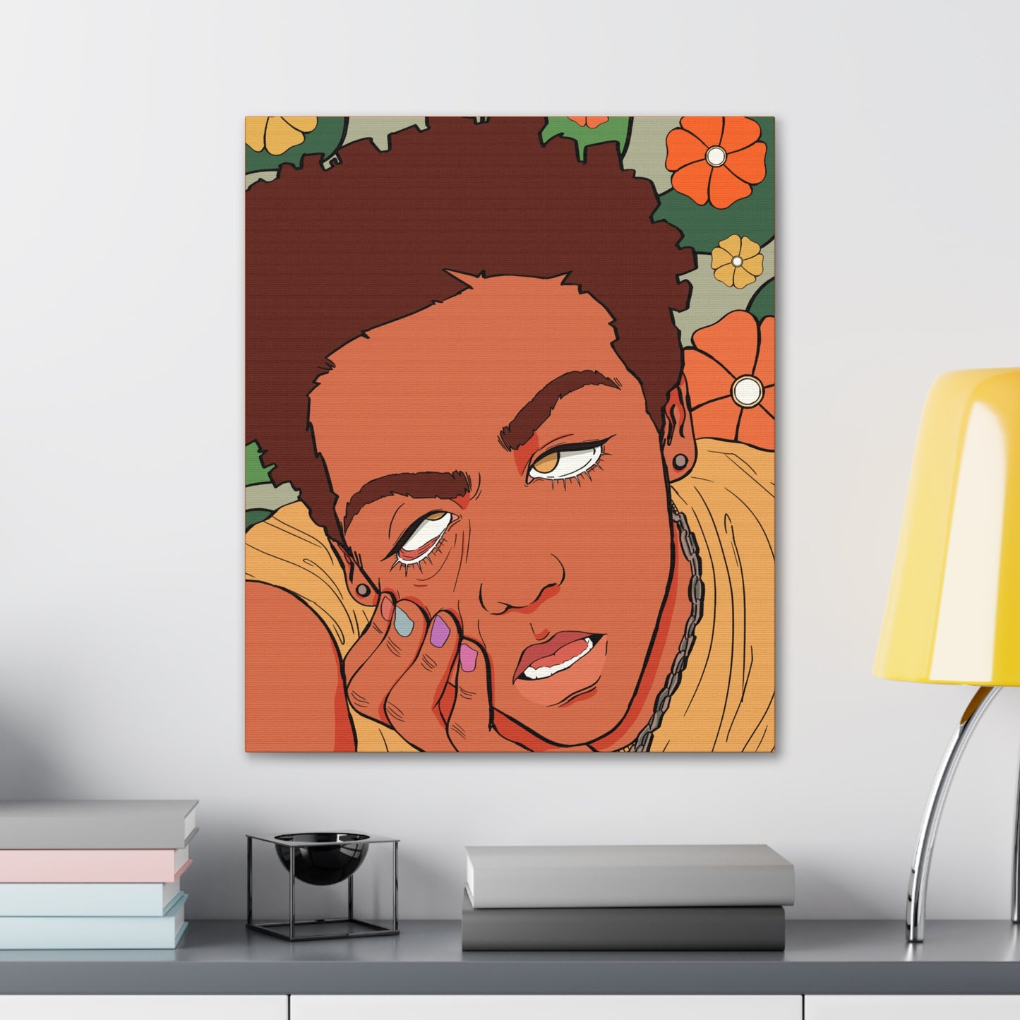 Pensive Reverie Black Man Painting