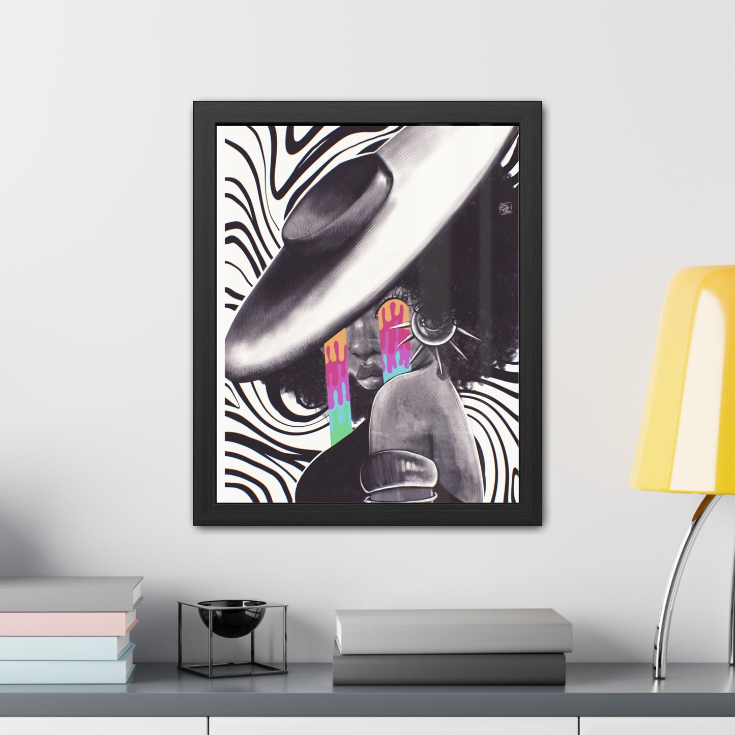 Tears of Color Framed Posters